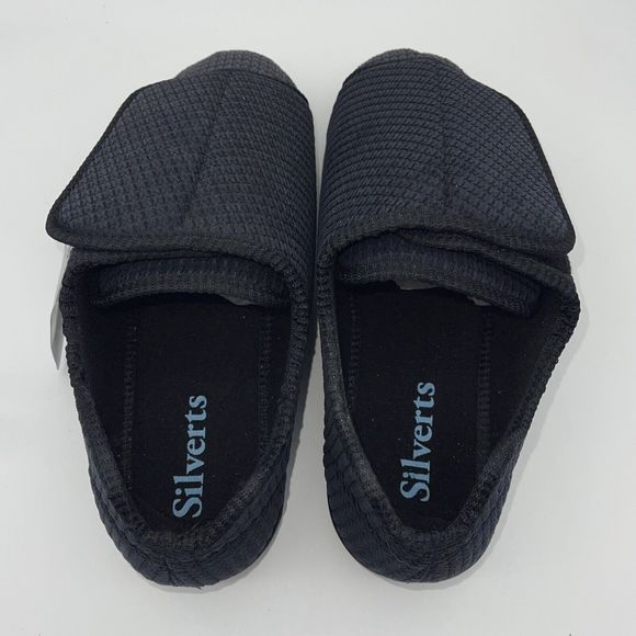 Silverts Blue Reusable Slippers Mens Size 11 Women’s Size 13  Slip-Resistant - Picture 5 of 8